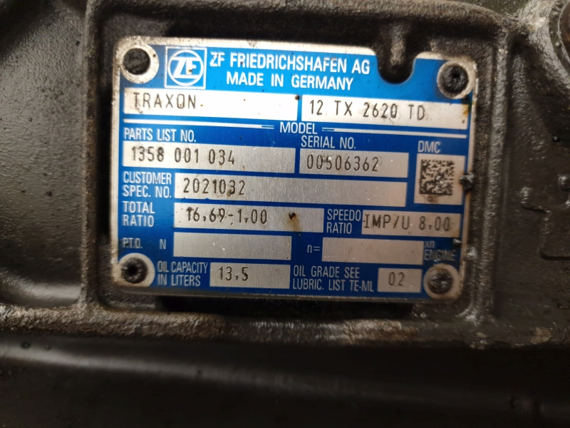 ZF Traxon 12TX2620TD DAF Spec Gearbox - Caja de cambios: foto 2 ZF Traxon 12TX2620TD DAF Spec Gearbox - Caja de cambios: foto 2
