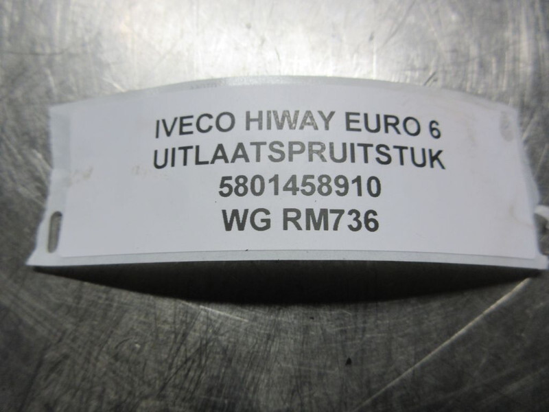 Iveco 5801458910 UITLAATSPRUITSTUK HI WAY EURO 6 480 PK - Colector de escape para Camión: foto 5 Iveco 5801458910 UITLAATSPRUITSTUK HI WAY EURO 6 480 PK - Colector de escape para Camión: foto 5