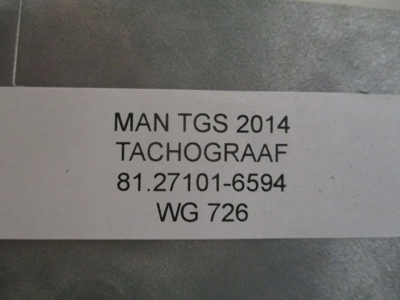 MAN TGS 81.27101-6594 TACHOGRAAF - Tacógrafo para Camión: foto 2 MAN TGS 81.27101-6594 TACHOGRAAF - Tacógrafo para Camión: foto 2