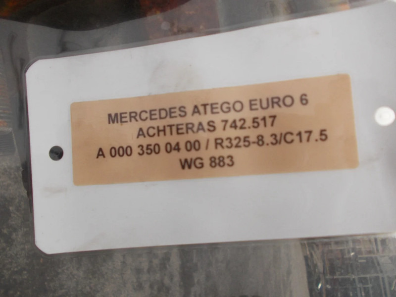 Mercedes-Benz R325-8,3/C17.5TYPE 742.517 A 000 350 04 00 ATEGO EURO 6 - Eje posterior para Camión: foto 5 Mercedes-Benz R325-8,3/C17.5TYPE 742.517 A 000 350 04 00 ATEGO EURO 6 - Eje posterior para Camión: foto 5