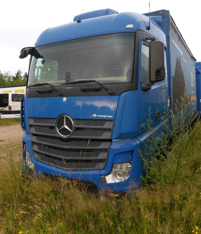 Mercedes-Benz 1840 Top Zustand 106 m3  Euro 6 + Anhänger - Camión lona: foto 1 Mercedes-Benz 1840 Top Zustand 106 m3  Euro 6 + Anhänger - Camión lona: foto 1