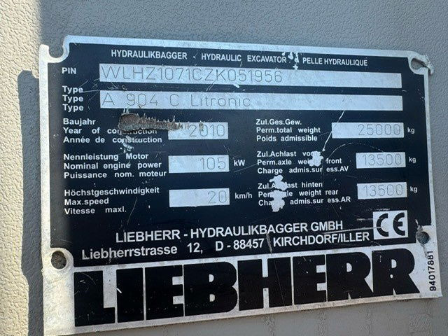 Manipulador de materiales Liebherr A 904 C Litronic + Grab: foto 15 Manipulador de materiales Liebherr A 904 C Litronic + Grab: foto 15