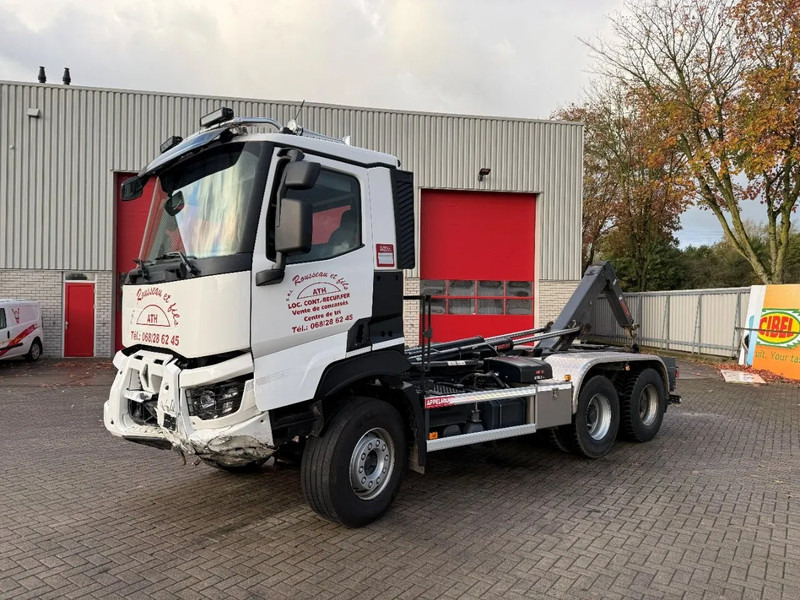Renault C480 / ENGINE RUNNING / 6X4 / HIAB 21TON HOOKLIFT / ONLY:146334 KM / AUTOMATIC / EURO-6 / 2020 - Camión multibasculante: foto 2 Renault C480 / ENGINE RUNNING / 6X4 / HIAB 21TON HOOKLIFT / ONLY:146334 KM / AUTOMATIC / EURO-6 / 2020 - Camión multibasculante: foto 2