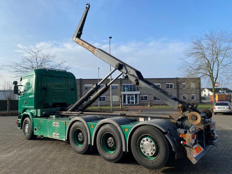 Scania R520 V8 / 8X4 / BIG AXLE / AJK HOOKLIFT 30TON / LIFT+LENKACHSE / NAVI / LEATHER / FULL-AIR / AUTOMATIC / EURO-6 / 2015 - Camión multibasculante: foto 3 Scania R520 V8 / 8X4 / BIG AXLE / AJK HOOKLIFT 30TON / LIFT+LENKACHSE / NAVI / LEATHER / FULL-AIR / AUTOMATIC / EURO-6 / 2015 - Camión multibasculante: foto 3