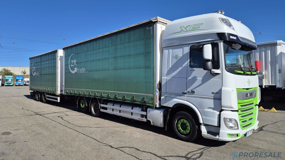 DAF XF 480 FAR 6X2 SSC EURO 6 - velkoobjemová souprava - Camión lona: foto 1 DAF XF 480 FAR 6X2 SSC EURO 6 - velkoobjemová souprava - Camión lona: foto 1