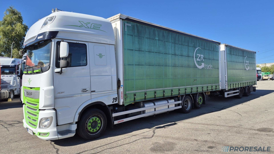DAF XF 480 FAR 6X2 SSC EURO 6 - velkoobjemová souprava - prodejné jen s přívěsem WECON PC-CP-T0111 P0475K - cena je za celou soupravu - Camión lona: foto 2 DAF XF 480 FAR 6X2 SSC EURO 6 - velkoobjemová souprava - prodejné jen s přívěsem WECON PC-CP-T0111 P0475K - cena je za celou soupravu - Camión lona: foto 2