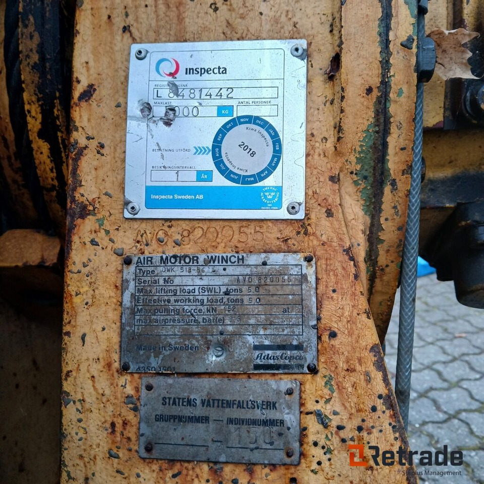 Atlas Copco OWK 513-56 Spil - Cabrestante: foto 4 Atlas Copco OWK 513-56 Spil - Cabrestante: foto 4