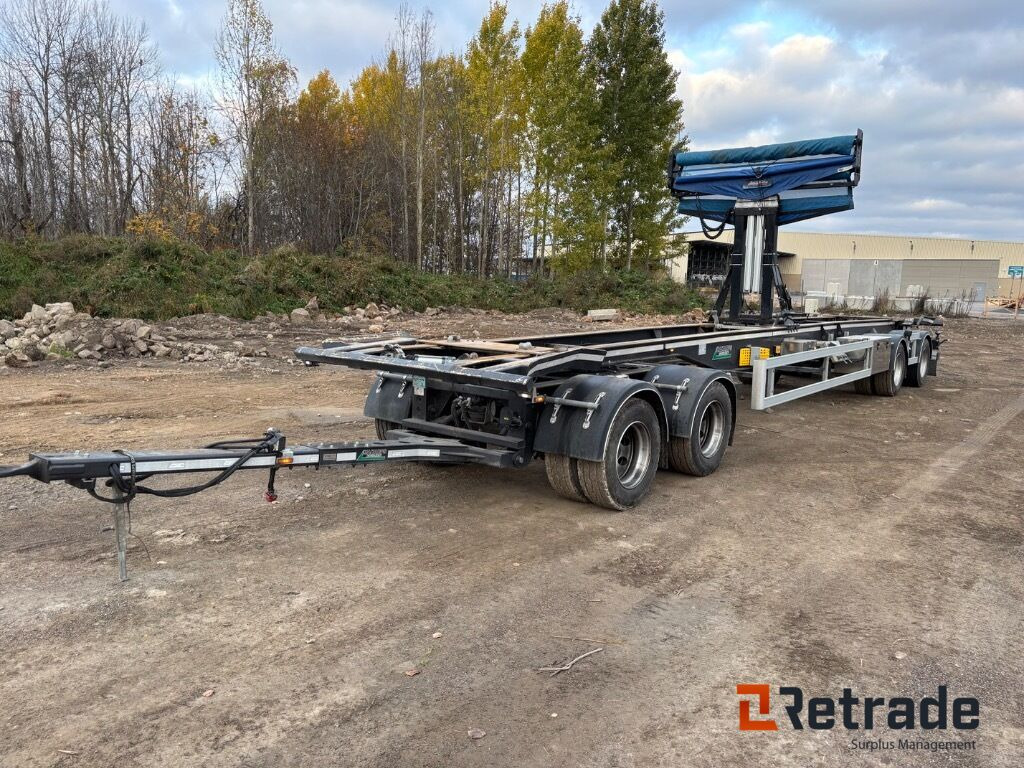 Lastväxlarvagn Hakarps 12-20 - 2024 38ton - Remolque multilift/ Portacontenedores de cadenas: foto 2 Lastväxlarvagn Hakarps 12-20 - 2024 38ton - Remolque multilift/ Portacontenedores de cadenas: foto 2