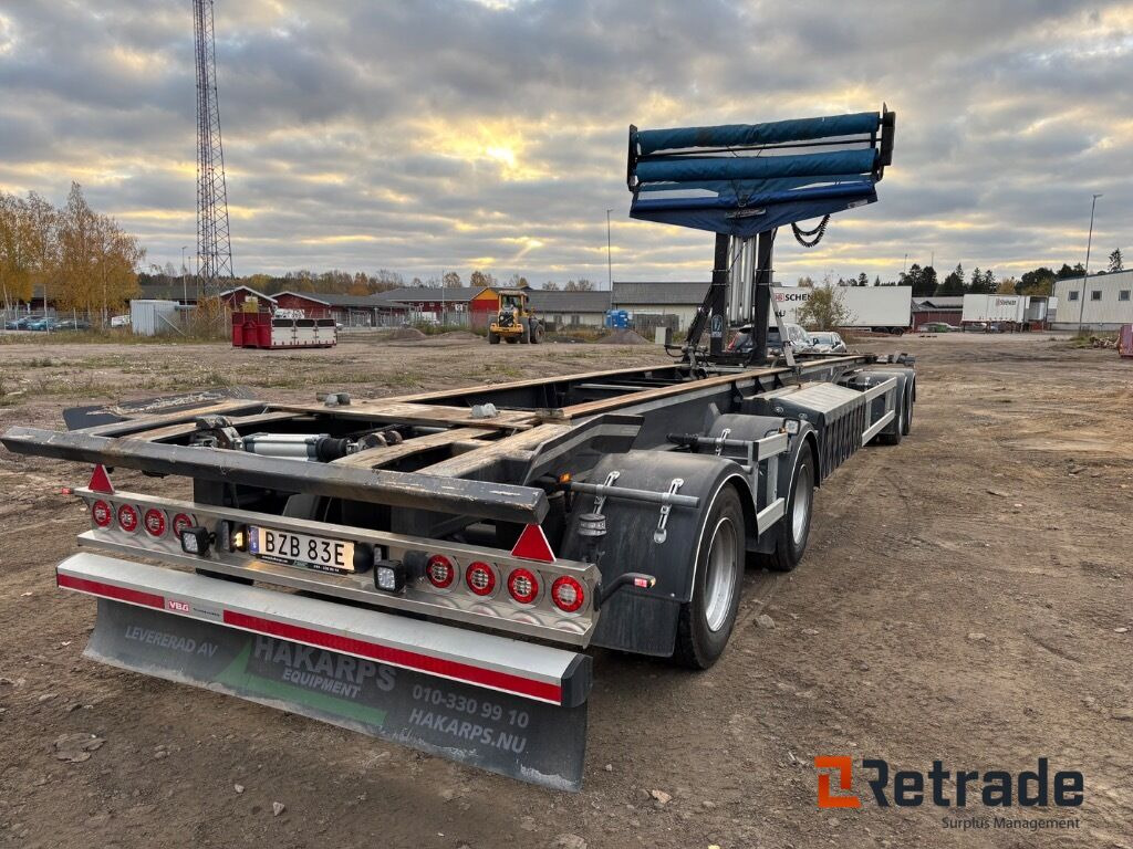 Lastväxlarvagn Hakarps 12-20 - 2024 38ton - Remolque multilift/ Portacontenedores de cadenas: foto 1 Lastväxlarvagn Hakarps 12-20 - 2024 38ton - Remolque multilift/ Portacontenedores de cadenas: foto 1