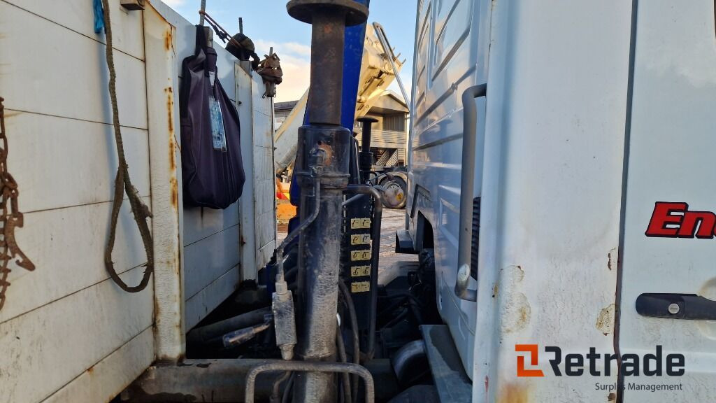 Camión caja abierta, Camión grúa Mercedes-Benz Atego 818L med 6 meter plan og kran: foto 21