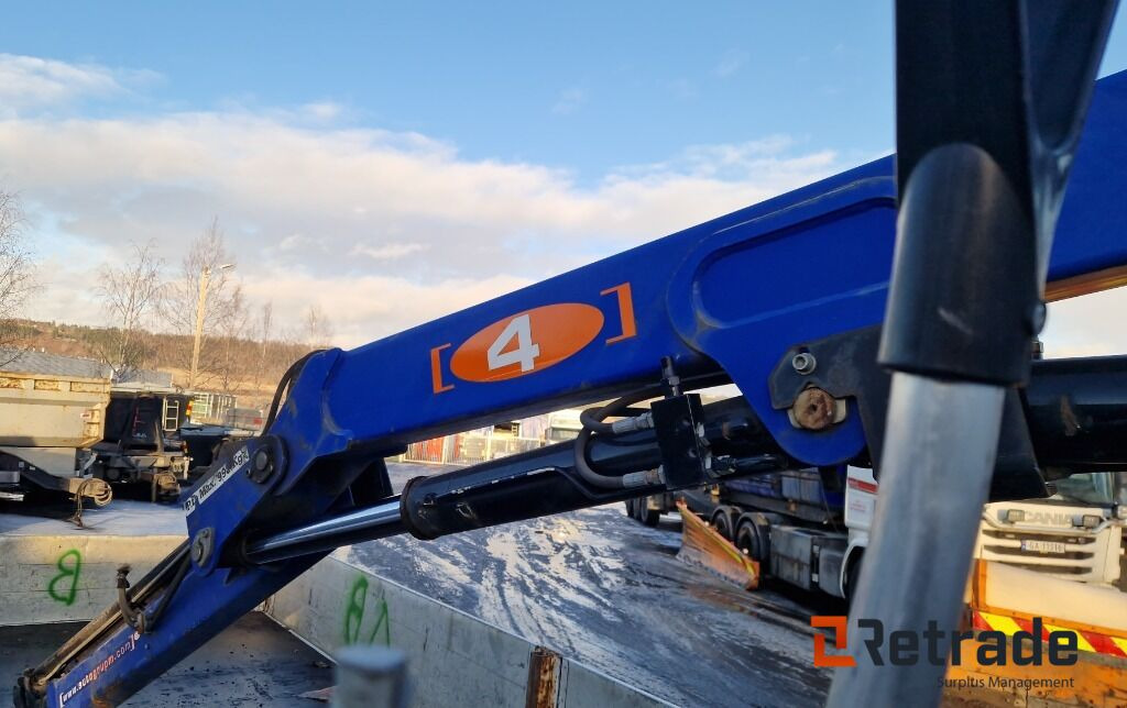 Camión caja abierta, Camión grúa Mercedes-Benz Atego 818L med 6 meter plan og kran: foto 18