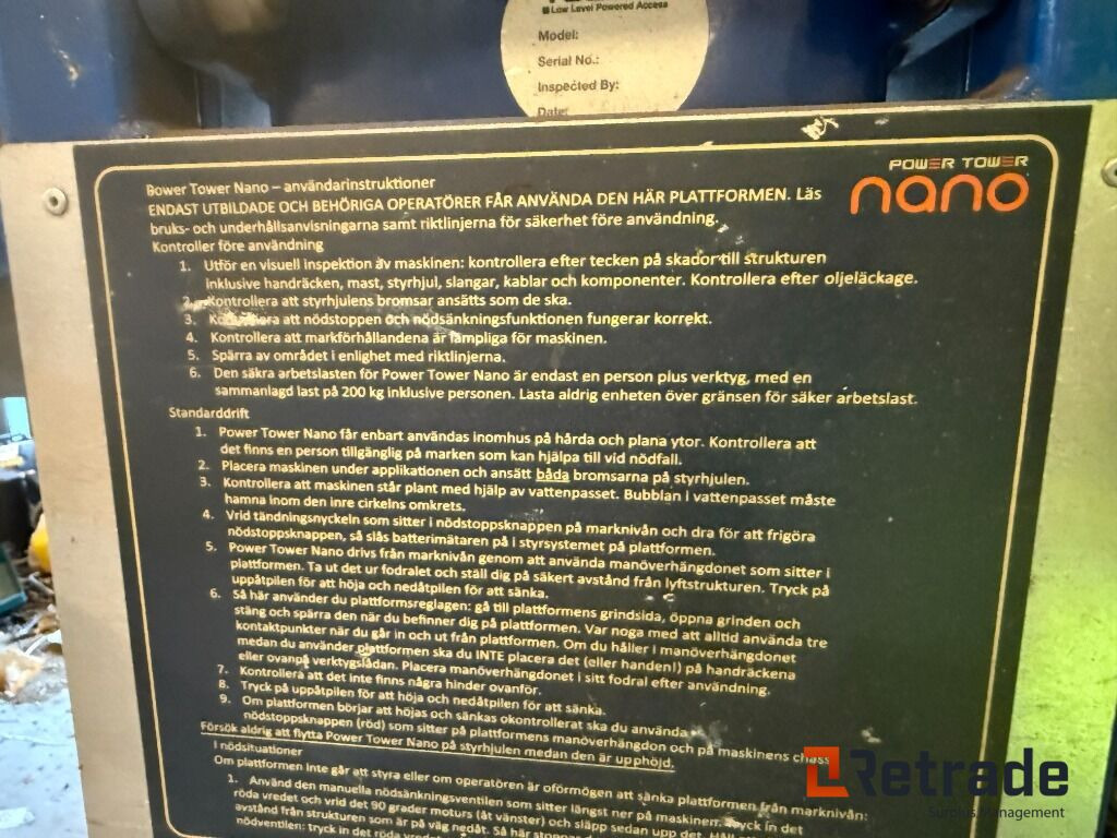 Pelarlift Nano Lift - Plataforma de mástil vertical: foto 5 Pelarlift Nano Lift - Plataforma de mástil vertical: foto 5