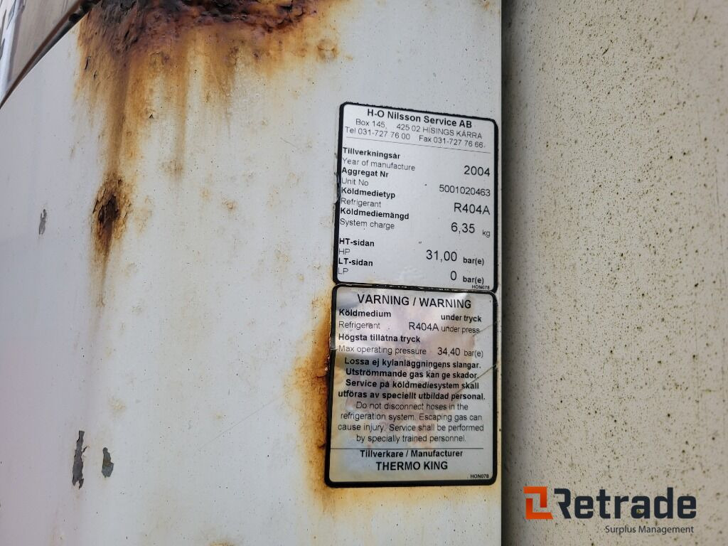 Remolque frigorífico Släp / kylsläp HFR med SKAB dubbelplan skåp 4 axligt: foto 17