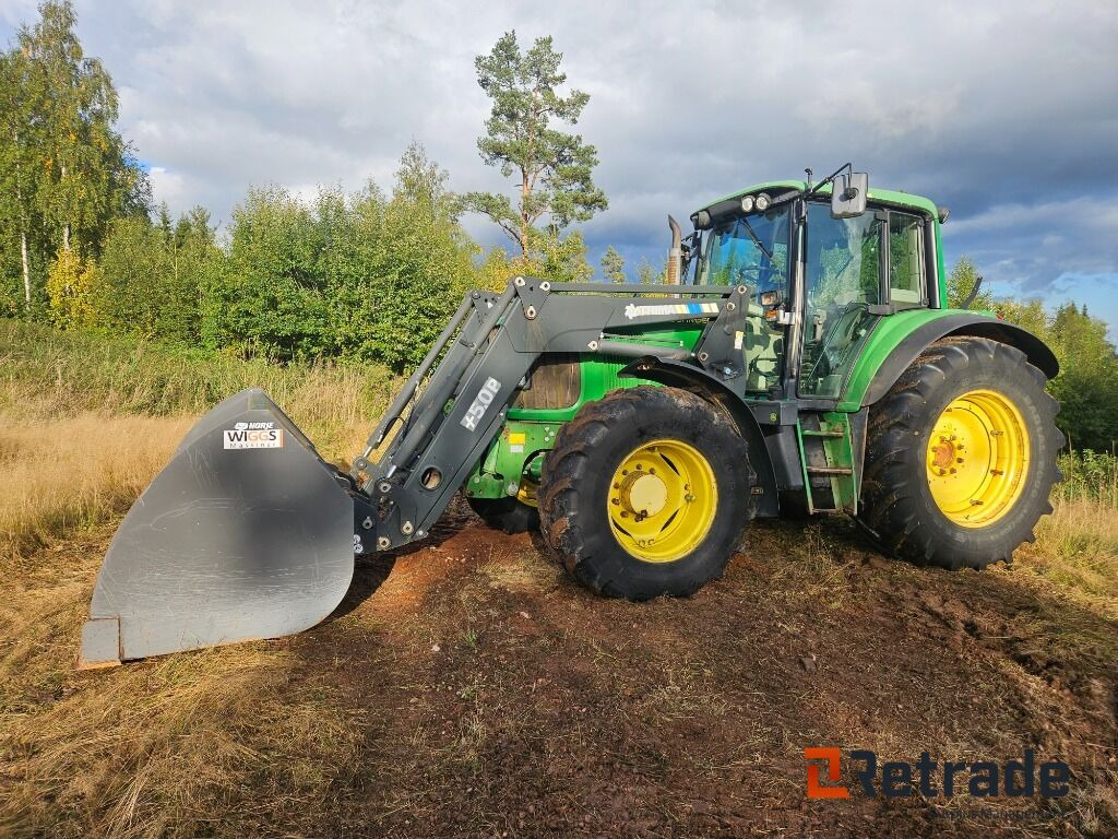 Traktor John Deere 6620 Lastare och Frontlyft - Tractor: foto 1 Traktor John Deere 6620 Lastare och Frontlyft - Tractor: foto 1