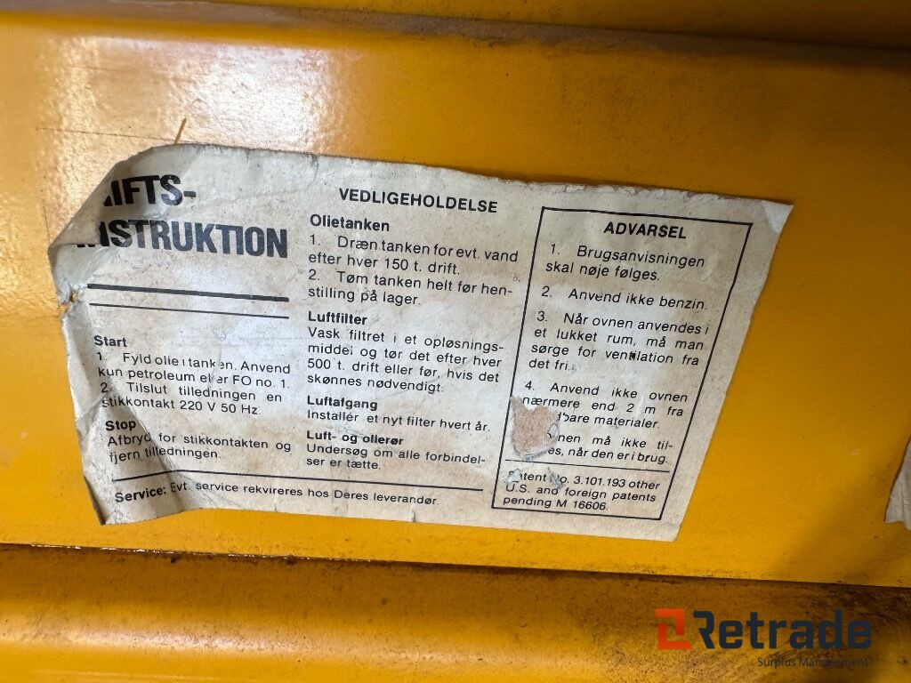 Varme kanon - Calefactor de construcción: foto 5 Varme kanon - Calefactor de construcción: foto 5