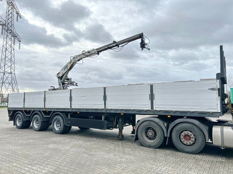 Pacton T3-003 Brick Trailer - Kennis 16000-R Crane - Semirremolque plataforma/ Caja abierta: foto 5 Pacton T3-003 Brick Trailer - Kennis 16000-R Crane - Semirremolque plataforma/ Caja abierta: foto 5