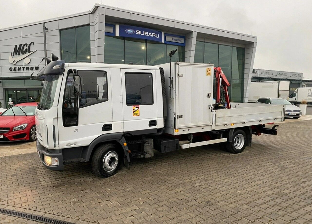 Iveco Eurocargo ML80E17 - Camión caja abierta, Camión grúa: foto 1 Iveco Eurocargo ML80E17 - Camión caja abierta, Camión grúa: foto 1