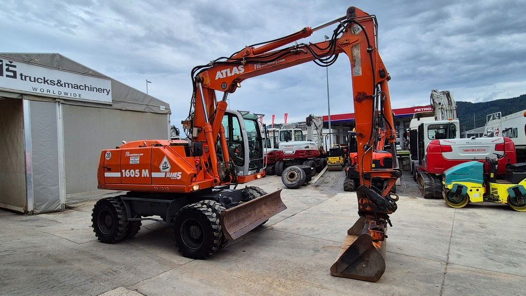 Atlas 1605 - 2005 Year - 2X Buckets - Excavadora de ruedas: foto 2 Atlas 1605 - 2005 Year - 2X Buckets - Excavadora de ruedas: foto 2