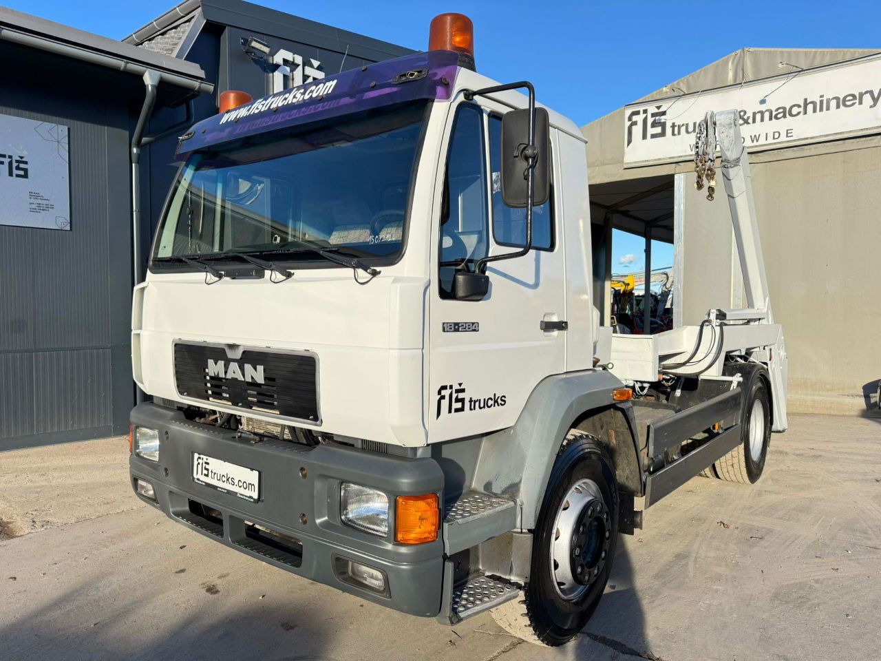 MAN 18.284 LK 4x2 absetz tipper - euro 2 - Camión portacontenedore/ Intercambiable: foto 1 MAN 18.284 LK 4x2 absetz tipper - euro 2 - Camión portacontenedore/ Intercambiable: foto 1