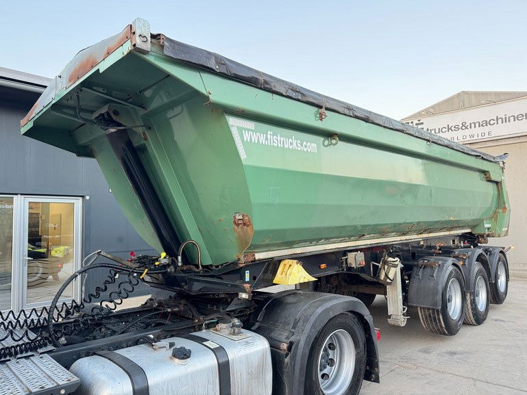 Meiller Kisa 3 - 3-Axle Tipper Trailer - hydr. back side - Semirremolque volquete: foto 1 Meiller Kisa 3 - 3-Axle Tipper Trailer - hydr. back side - Semirremolque volquete: foto 1
