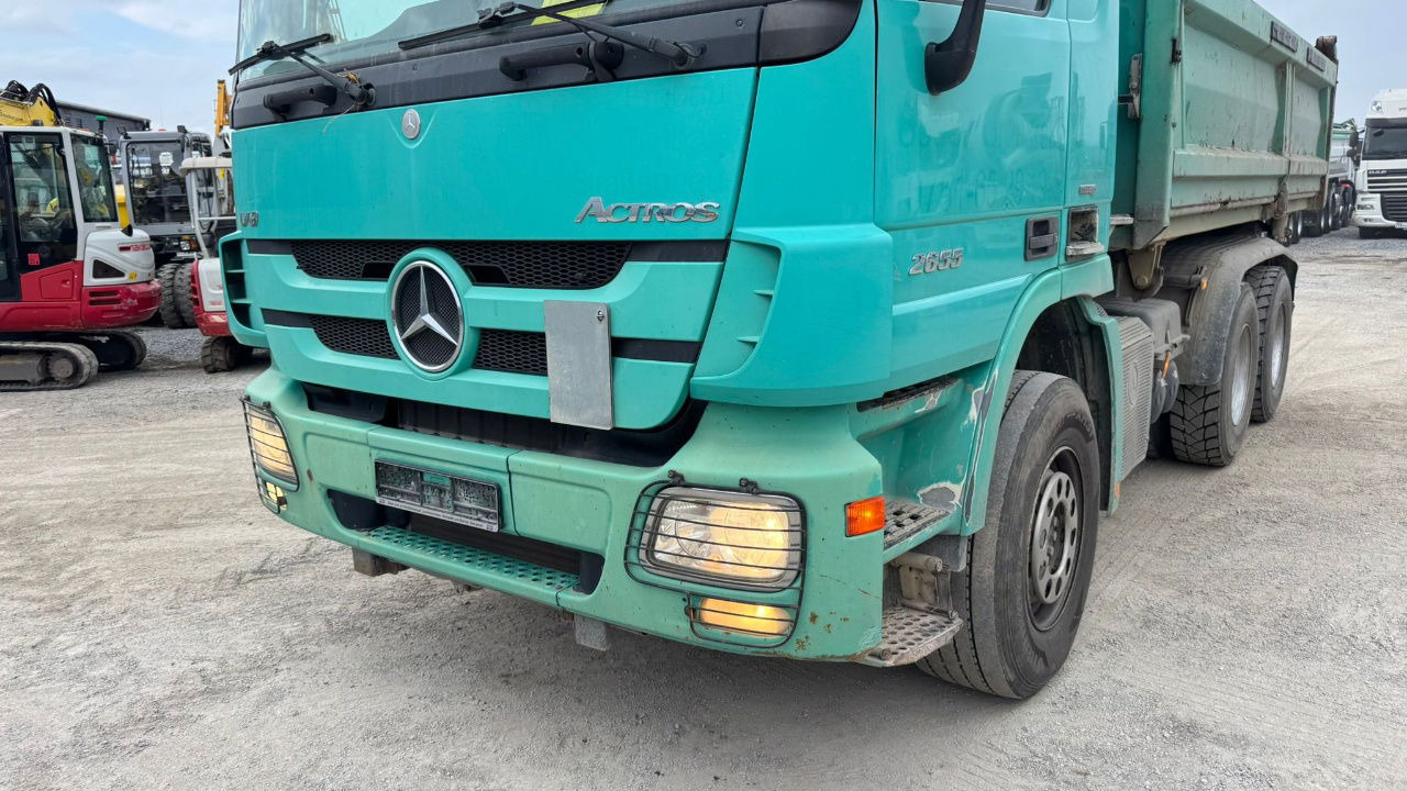 Mercedes-Benz Actros 2655 6x4 meiller bordmatic tipper - retarder - V8 - Camión volquete: foto 2 Mercedes-Benz Actros 2655 6x4 meiller bordmatic tipper - retarder - V8 - Camión volquete: foto 2