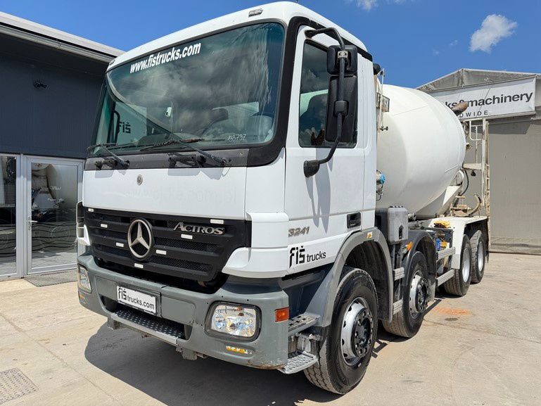 Mercedes-Benz Actros 3241 8x4 mixer 9m3 - Camión hormigonera: foto 1 Mercedes-Benz Actros 3241 8x4 mixer 9m3 - Camión hormigonera: foto 1