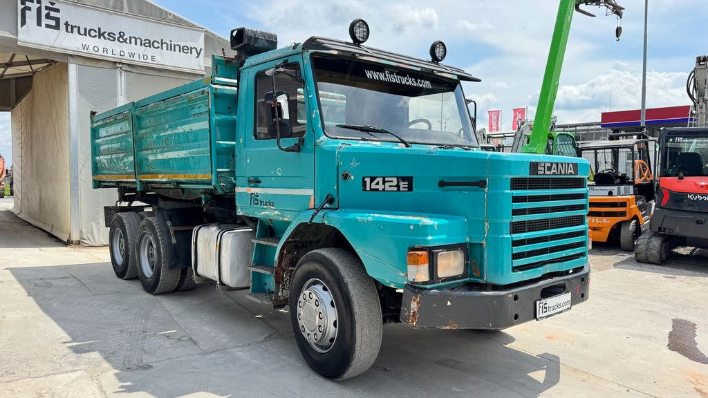 Scania R142-V8 H 6x4 3 sided tipper - full spring - Camión volquete: foto 3 Scania R142-V8 H 6x4 3 sided tipper - full spring - Camión volquete: foto 3