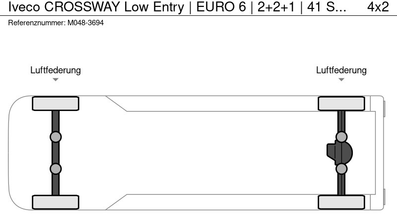 Autobús urbano Iveco CROSSWAY Low Entry | EURO 6 | 2+2+1 | 41 SEATS: foto 15 Autobús urbano Iveco CROSSWAY Low Entry | EURO 6 | 2+2+1 | 41 SEATS: foto 15