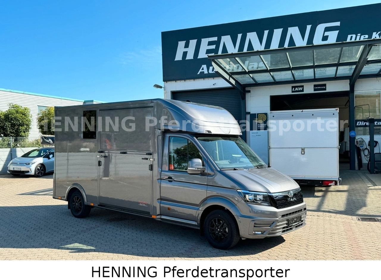 MAN TGE 3 - Sitzer *KLIMA PFERDEABTEIL* - Camión transporte de ganado: foto 1 MAN TGE 3 - Sitzer *KLIMA PFERDEABTEIL* - Camión transporte de ganado: foto 1