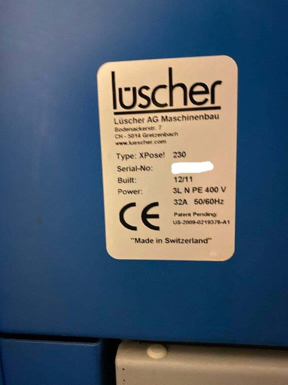 Eight up indrum thermal CtP-system Lüscher Xpose 230 TH with Tiff Spooler - Máquina de impresión: foto 5 Eight up indrum thermal CtP-system Lüscher Xpose 230 TH with Tiff Spooler - Máquina de impresión: foto 5