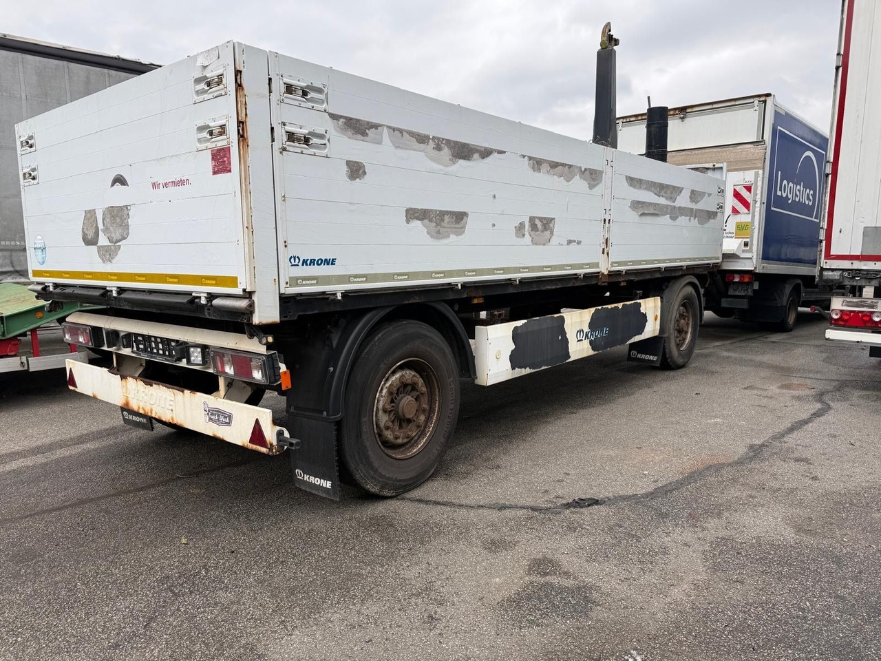 Krone AZ Baustoffe Alu BPW HU möglich - Remolque caja abierta: foto 2 Krone AZ Baustoffe Alu BPW HU möglich - Remolque caja abierta: foto 2