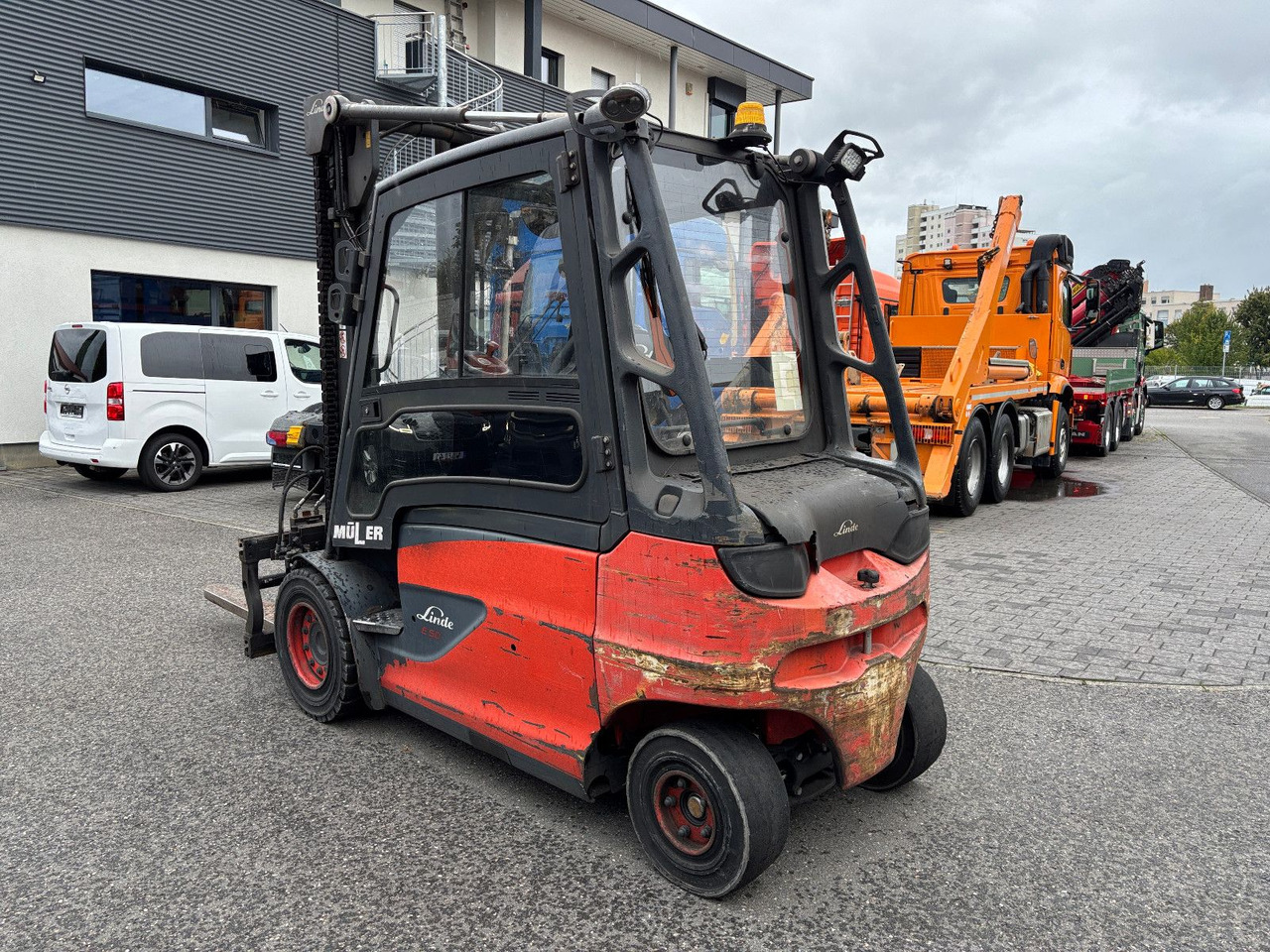 Linde E 50HL-01 Triplex Teleskopgabel - Carretilla elevadora eléctrica: foto 4 Linde E 50HL-01 Triplex Teleskopgabel - Carretilla elevadora eléctrica: foto 4