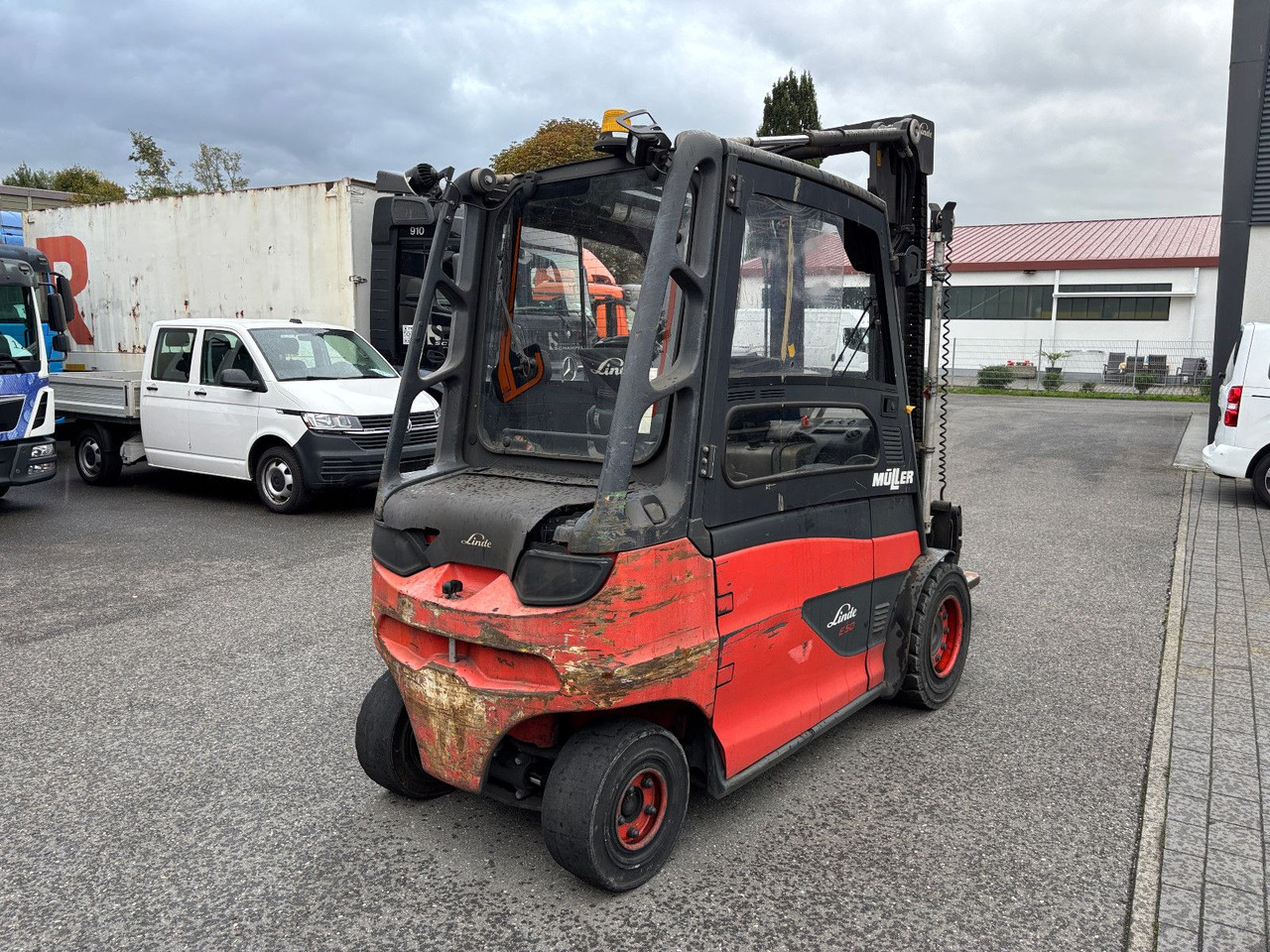 Linde E 50HL-01 Triplex Teleskopgabel - Carretilla elevadora eléctrica: foto 3 Linde E 50HL-01 Triplex Teleskopgabel - Carretilla elevadora eléctrica: foto 3