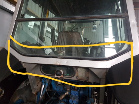 Ford Super Q Cab, 7610, 7710, 6610 Rear Section Column Steel - Cabina: foto 5 Ford Super Q Cab, 7610, 7710, 6610 Rear Section Column Steel - Cabina: foto 5