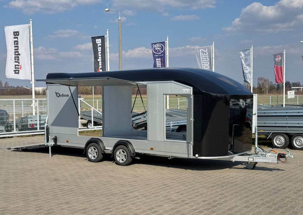 DEBON C2000 - zamknięta przyczepa do przewozu aut, 550 x 215 cm, 3500kg, felgi ALU, wciągarka elektryczna - Remolque portavehículos: foto 2 DEBON C2000 - zamknięta przyczepa do przewozu aut, 550 x 215 cm, 3500kg, felgi ALU, wciągarka elektryczna - Remolque portavehículos: foto 2