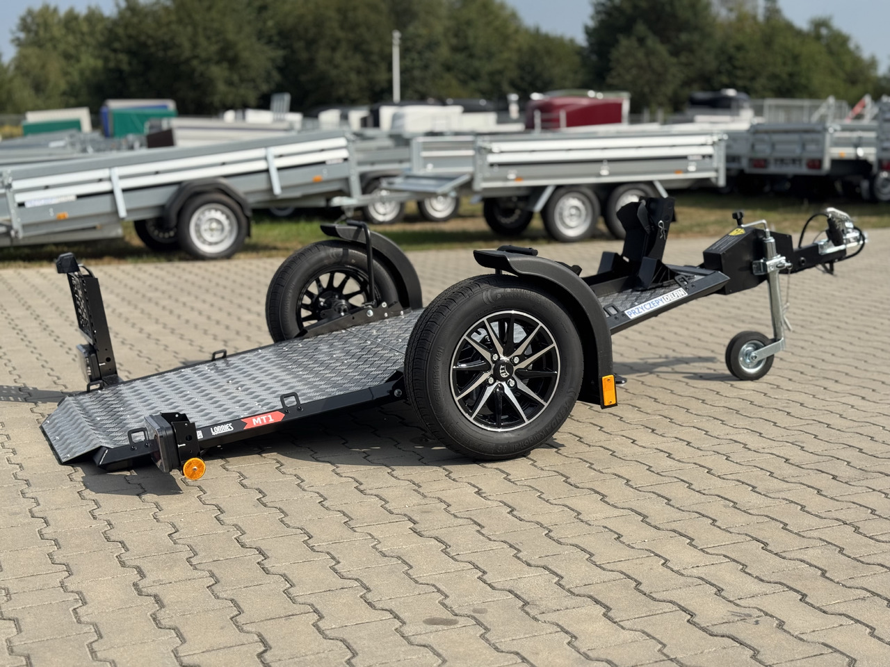 LORRIES MT-1 - przyczepa do przewozu 1 motocykla - Remolque para moto: foto 2 LORRIES MT-1 - przyczepa do przewozu 1 motocykla - Remolque para moto: foto 2