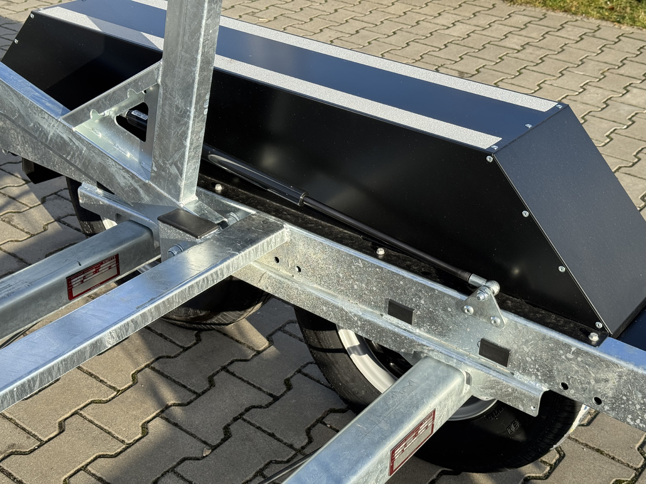 Remolque portabobinas nuevo LORRIES TPB35-4925 + wciągarka elektryczna | 3500kg: foto 8