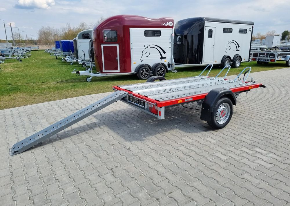 Stema STM 02 10-25-15.1 red | 251x153 cm 3 motocykle | DMC 1000kg - Remolque de coche: foto 2 Stema STM 02 10-25-15.1 red | 251x153 cm 3 motocykle | DMC 1000kg - Remolque de coche: foto 2