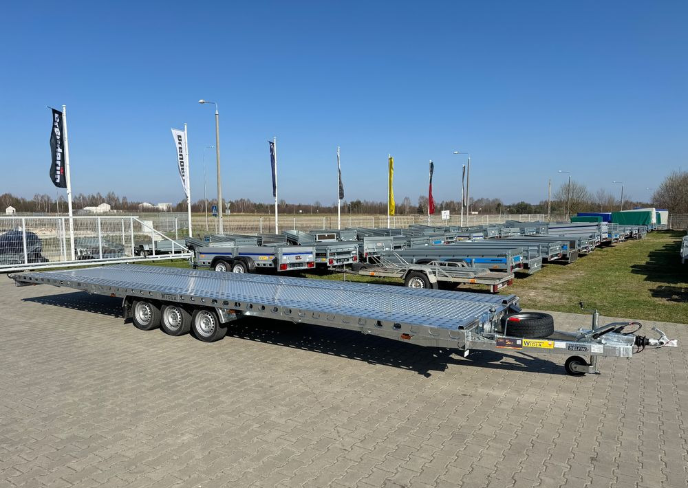 WIOLA L35G85 | 844x204 cm | 3500kg | wypełnienie blachą - Remolque portavehículos: foto 1 WIOLA L35G85 | 844x204 cm | 3500kg | wypełnienie blachą - Remolque portavehículos: foto 1
