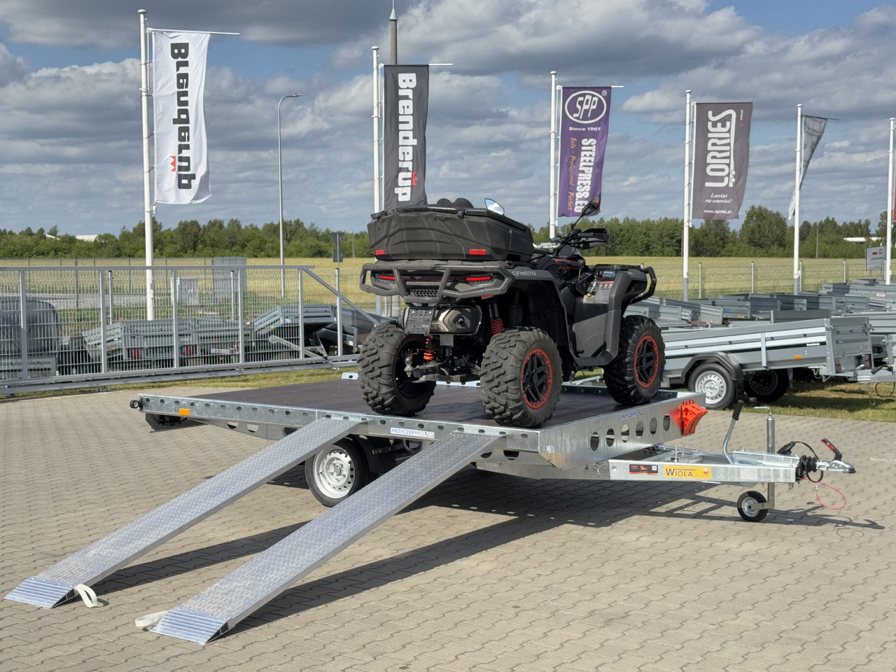 WIOLA QUAD 2H1.5 - przyczepa pod ATV Can-Am Maverick | Polaris RZR | 2 quady - Remolque para moto: foto 1 WIOLA QUAD 2H1.5 - przyczepa pod ATV Can-Am Maverick | Polaris RZR | 2 quady - Remolque para moto: foto 1