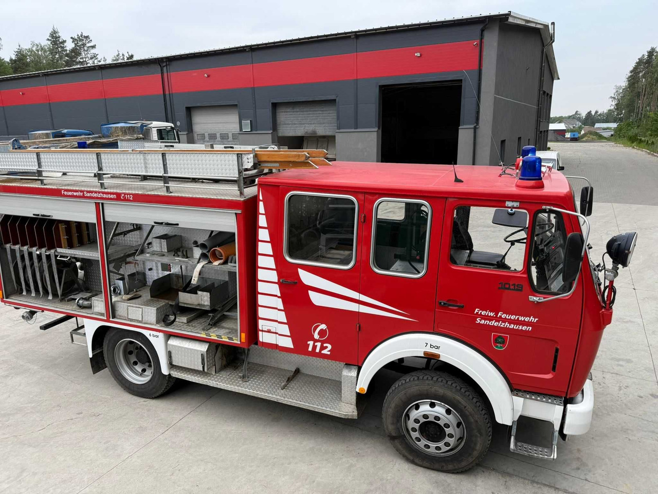 Mercedes 1019AF,4x4,Wóz strażacki, 50610 km, 2500 l, Import Niemcy - Camión de bomberos: foto 2 Mercedes 1019AF,4x4,Wóz strażacki, 50610 km, 2500 l, Import Niemcy - Camión de bomberos: foto 2