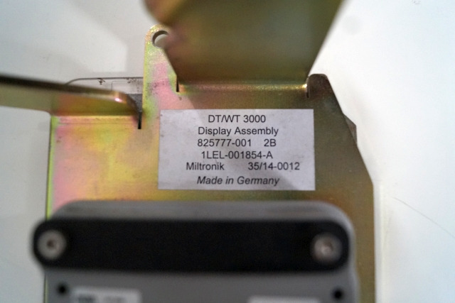 Crown 825777-001 | DT/WT 3000 Display ASSEMBLY 825777-001 2B 1LEL-001854-A Mitro DT/WT 3000 Display ASSEMBLY 825777-001 2B 1LEL-001854-A Mitronik 35/14-0012 - Salpicadero para Equipo de manutención: foto 3 Crown 825777-001 | DT/WT 3000 Display ASSEMBLY 825777-001 2B 1LEL-001854-A Mitro DT/WT 3000 Display ASSEMBLY 825777-001 2B 1LEL-001854-A Mitronik 35/14-0012 - Salpicadero para Equipo de manutención: foto 3