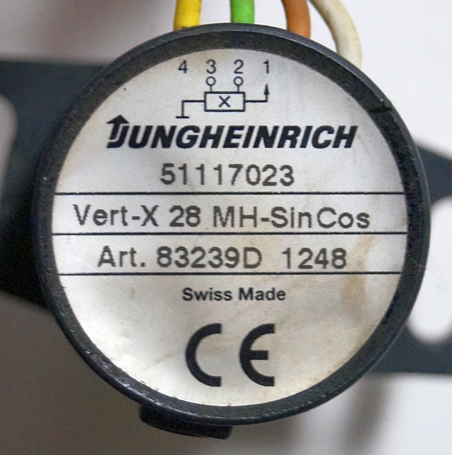 Jungheinrich 51117023 | Sinus Cosinus sensor steering - Sensor para Equipo de manutención: foto 4 Jungheinrich 51117023 | Sinus Cosinus sensor steering - Sensor para Equipo de manutención: foto 4