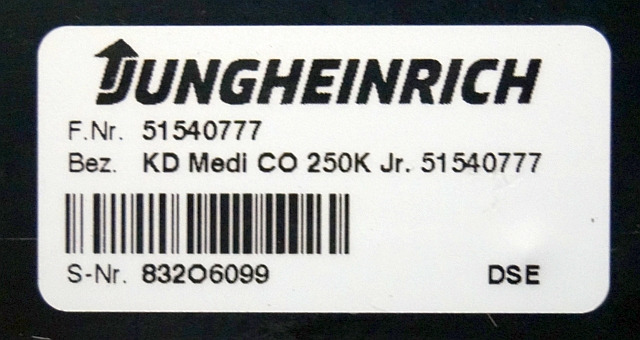 Jungheinrich 51540777 | Display KD MEDI CO 250K Jr from EKS110 2018 sn. 832O6099 - Salpicadero para Equipo de manutención: foto 3 Jungheinrich 51540777 | Display KD MEDI CO 250K Jr from EKS110 2018 sn. 832O6099 - Salpicadero para Equipo de manutención: foto 3