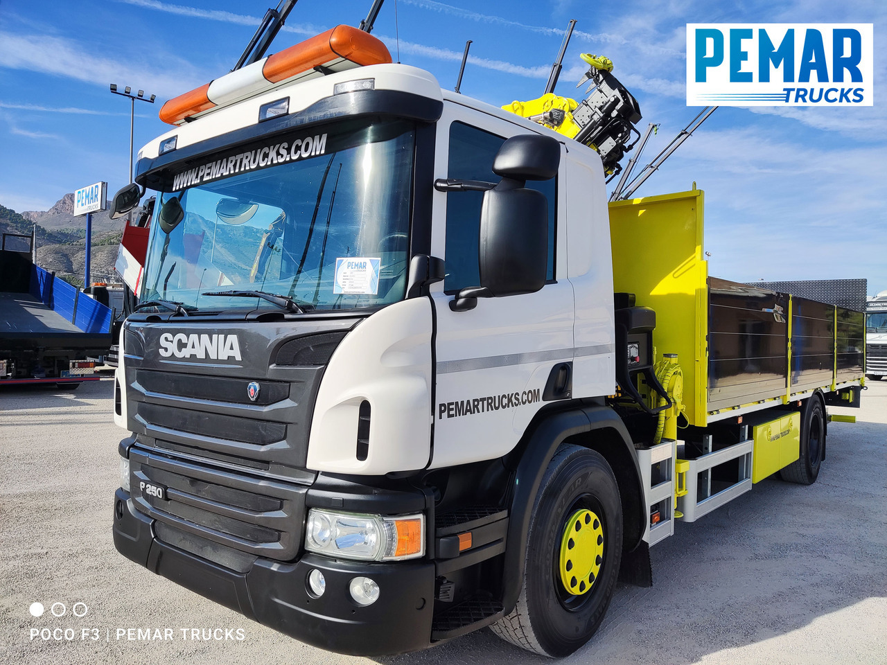 SCANIA P 250 GRUA CAJA FIJA - Camión grúa: foto 2 SCANIA P 250 GRUA CAJA FIJA - Camión grúa: foto 2