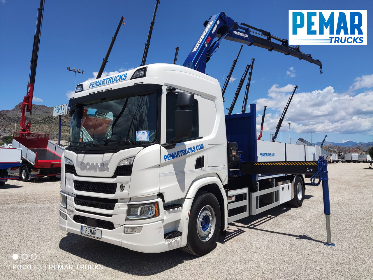 SCANIA P 370 4X2 GRUA CAJA FIJA - Camión caja abierta, Camión grúa: foto 1 SCANIA P 370 4X2 GRUA CAJA FIJA - Camión caja abierta, Camión grúa: foto 1