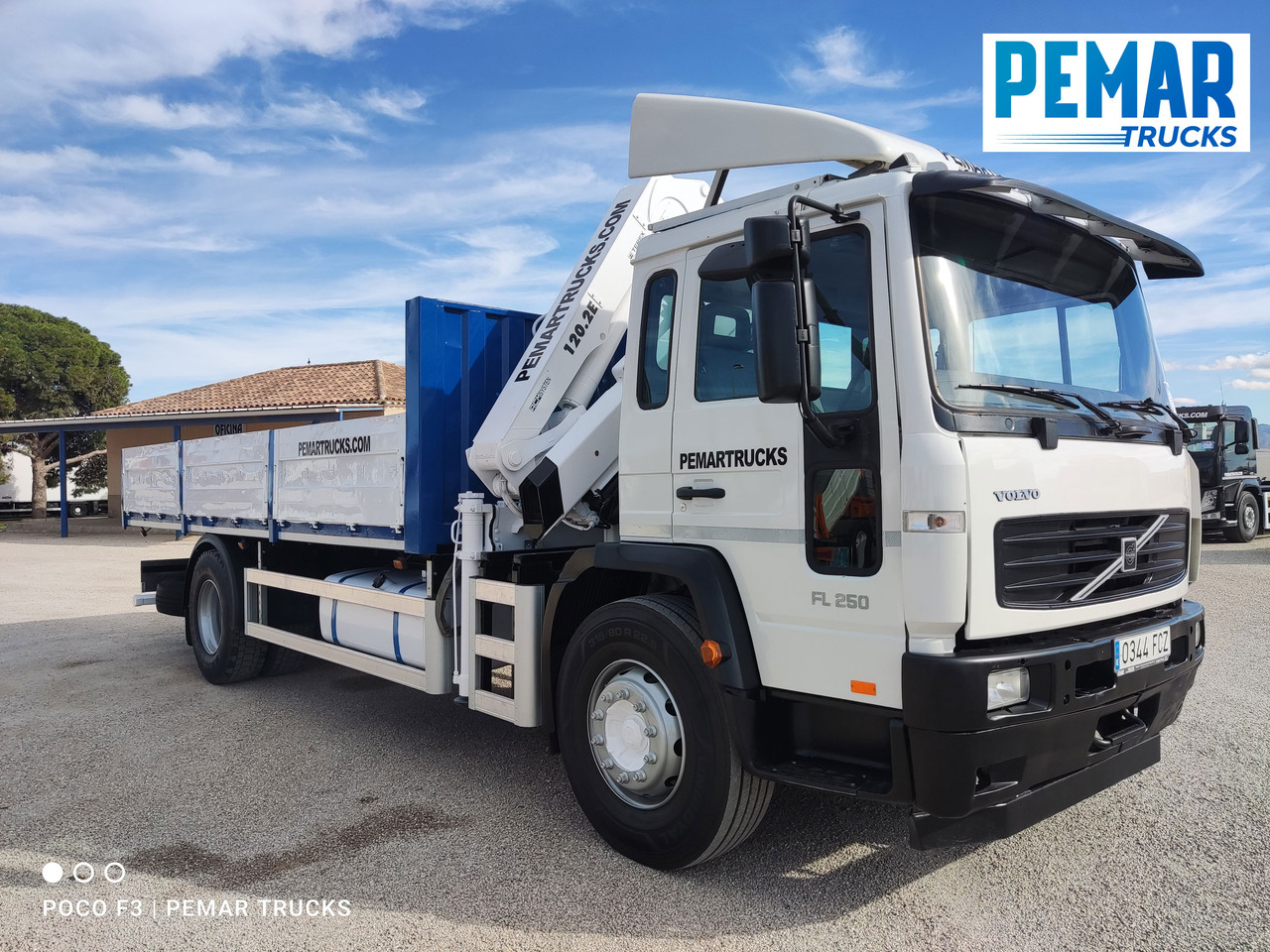 VOLVO FL 250 GRUA CAJA FIJA - Camión caja abierta, Camión grúa: foto 4 VOLVO FL 250 GRUA CAJA FIJA - Camión caja abierta, Camión grúa: foto 4