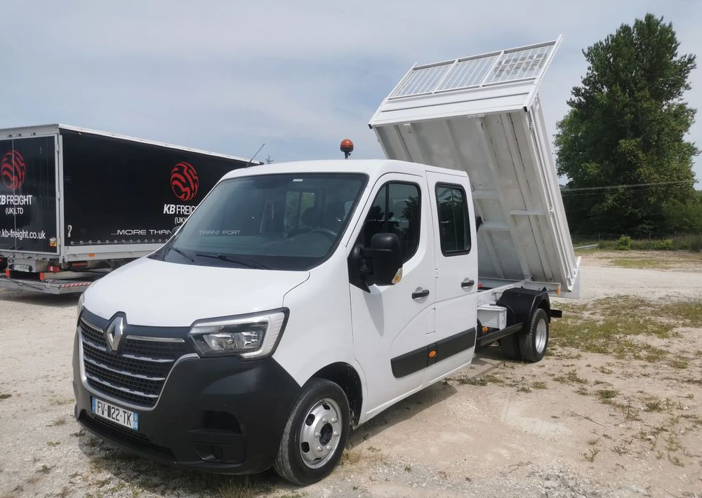 Renault Master 2.3dCi-130KM Brygadówka wywrotka 48.800km przebieg kiper doka Dubel klimatyzacja - Volquete furgoneta: foto 1 Renault Master 2.3dCi-130KM Brygadówka wywrotka 48.800km przebieg kiper doka Dubel klimatyzacja - Volquete furgoneta: foto 1