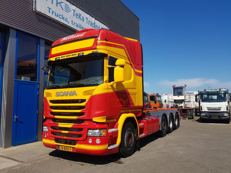 Scania R450 8x2 Topline ADR EX/II, EX/III, FL en AT SCR only - Camión portacontenedore/ Intercambiable: foto 2 Scania R450 8x2 Topline ADR EX/II, EX/III, FL en AT SCR only - Camión portacontenedore/ Intercambiable: foto 2