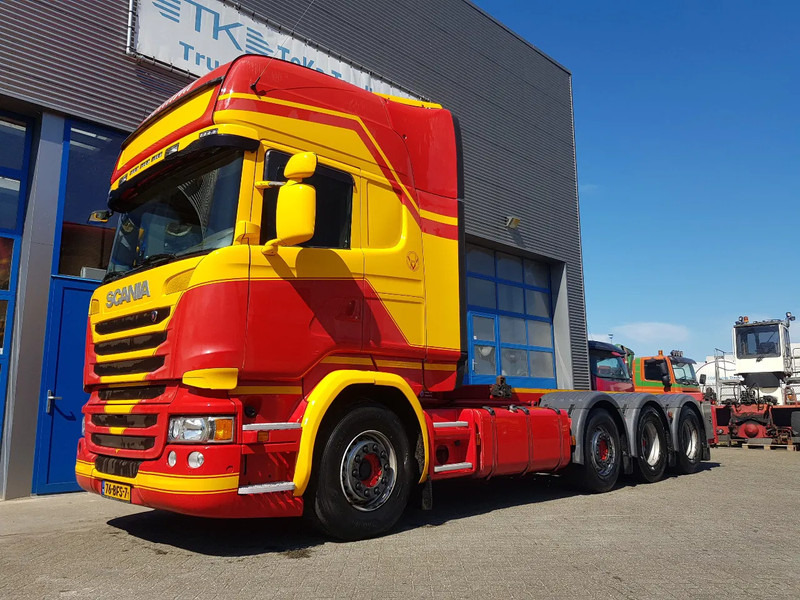 Scania R450 8x2 Topline ADR EX/II, EX/III, FL en AT SCR only - Camión portacontenedore/ Intercambiable: foto 1 Scania R450 8x2 Topline ADR EX/II, EX/III, FL en AT SCR only - Camión portacontenedore/ Intercambiable: foto 1